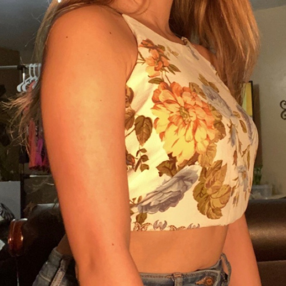 Floral Tank Top Blouse